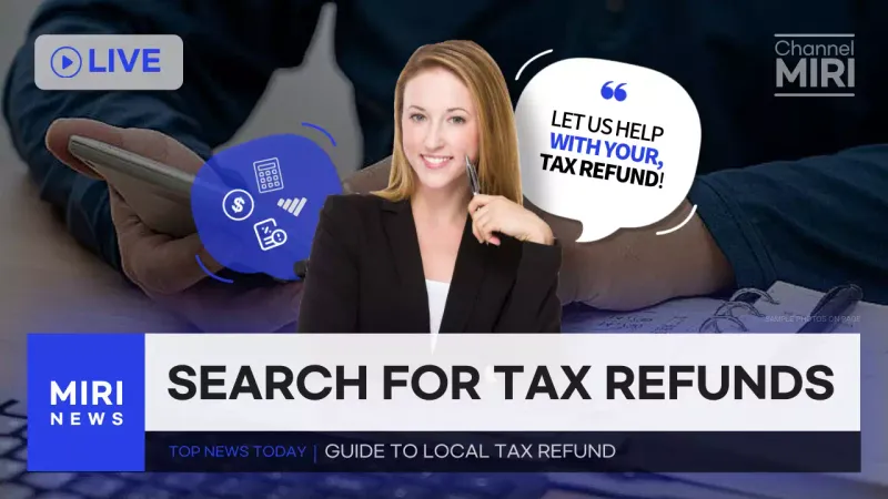 Blue Modern Tax Guide YouTube Thumbnail