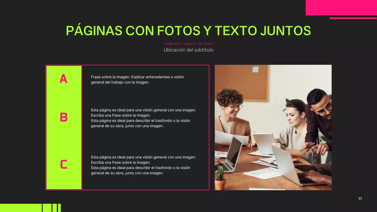 Guía de proyectos de moda en colores neón