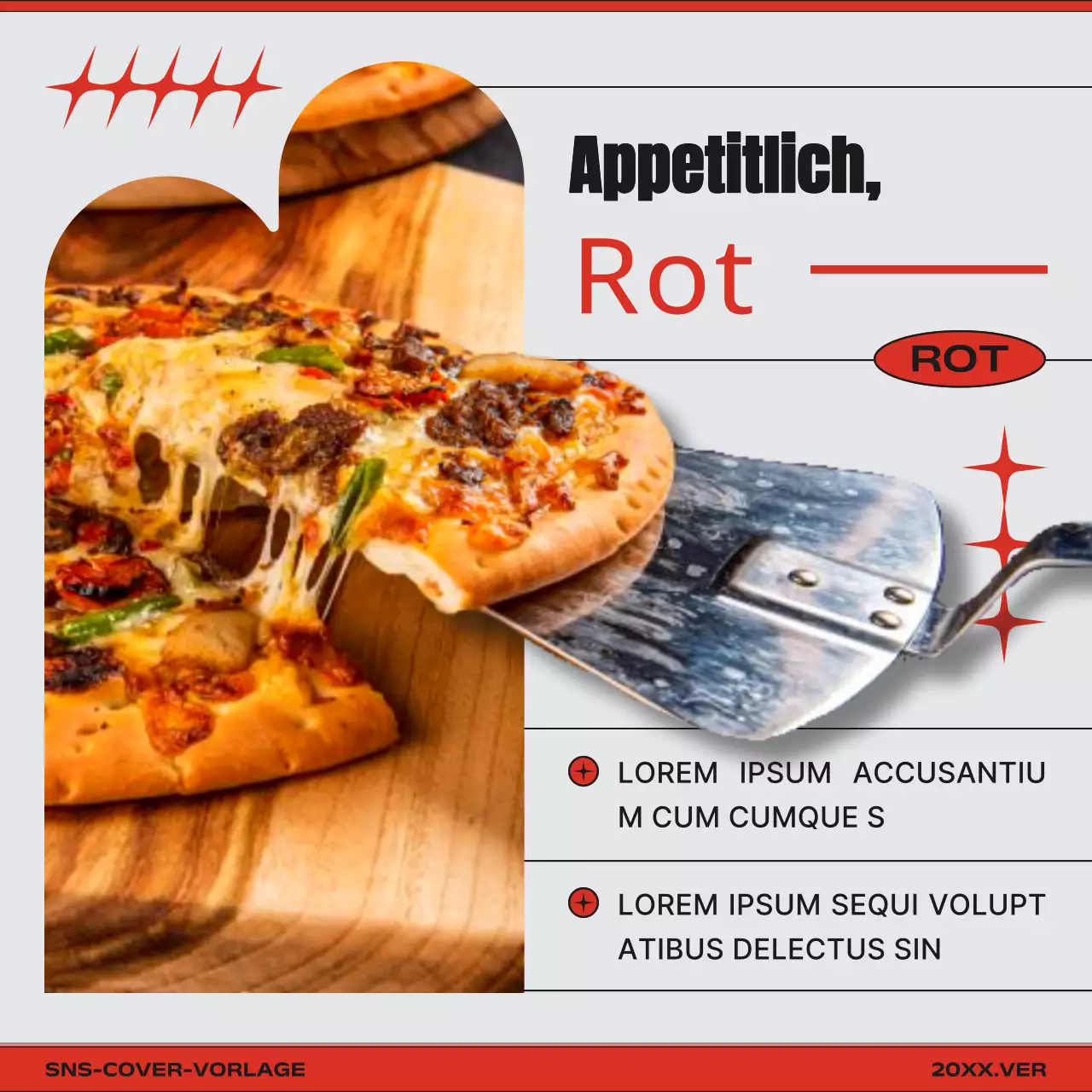 Förderung einer modernen Farbvariante des Covers in Regenbogen und Weiß