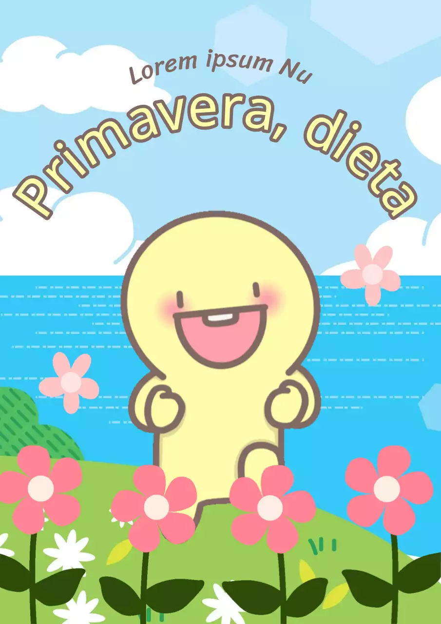 Um bonito anúncio de pechincha de fitness amarelo e cor-de-rosa