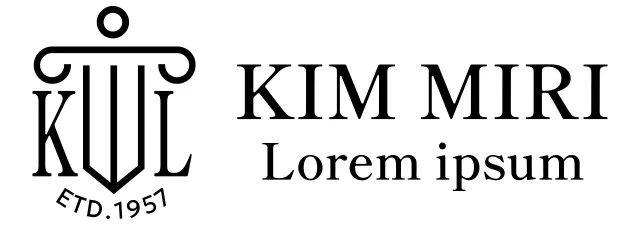 Studio legale con un logo illustrato e un tocco di classe