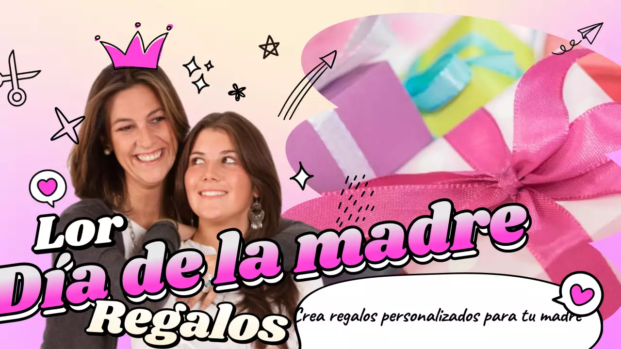 Comparte un DIY para un regalo kitsch del Día de la Madre en rosa