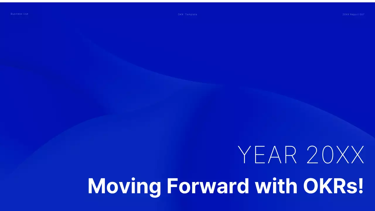 Blue Modern Business Template Presentation