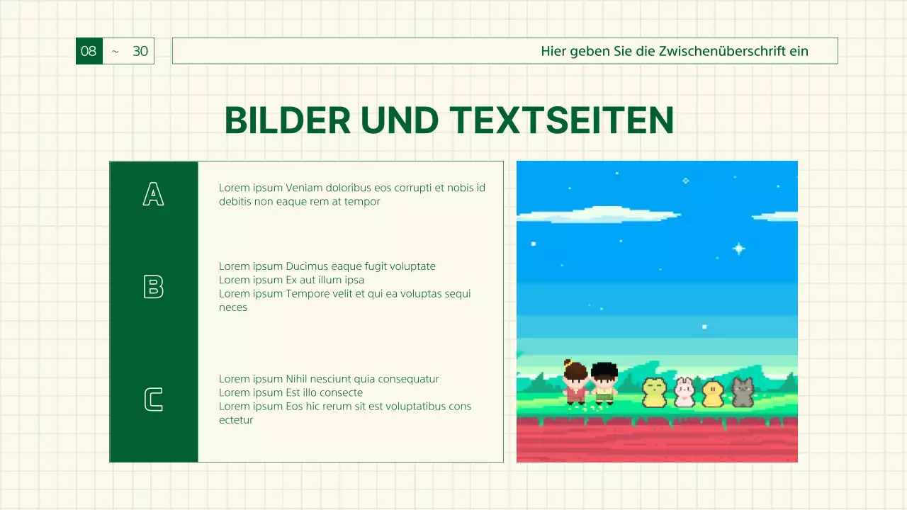 Grüner Bericht über Retro-Gaming-Sensibilität