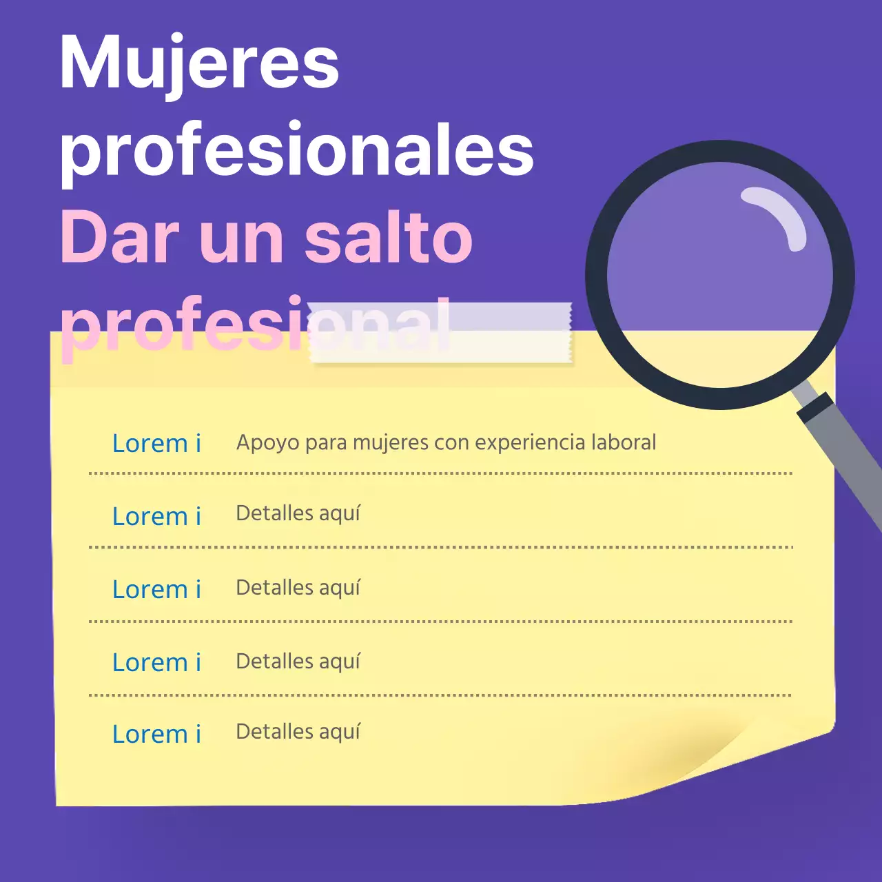 Promover la tendencia rosa y morada de los programas de divulgación profesional para mujeres