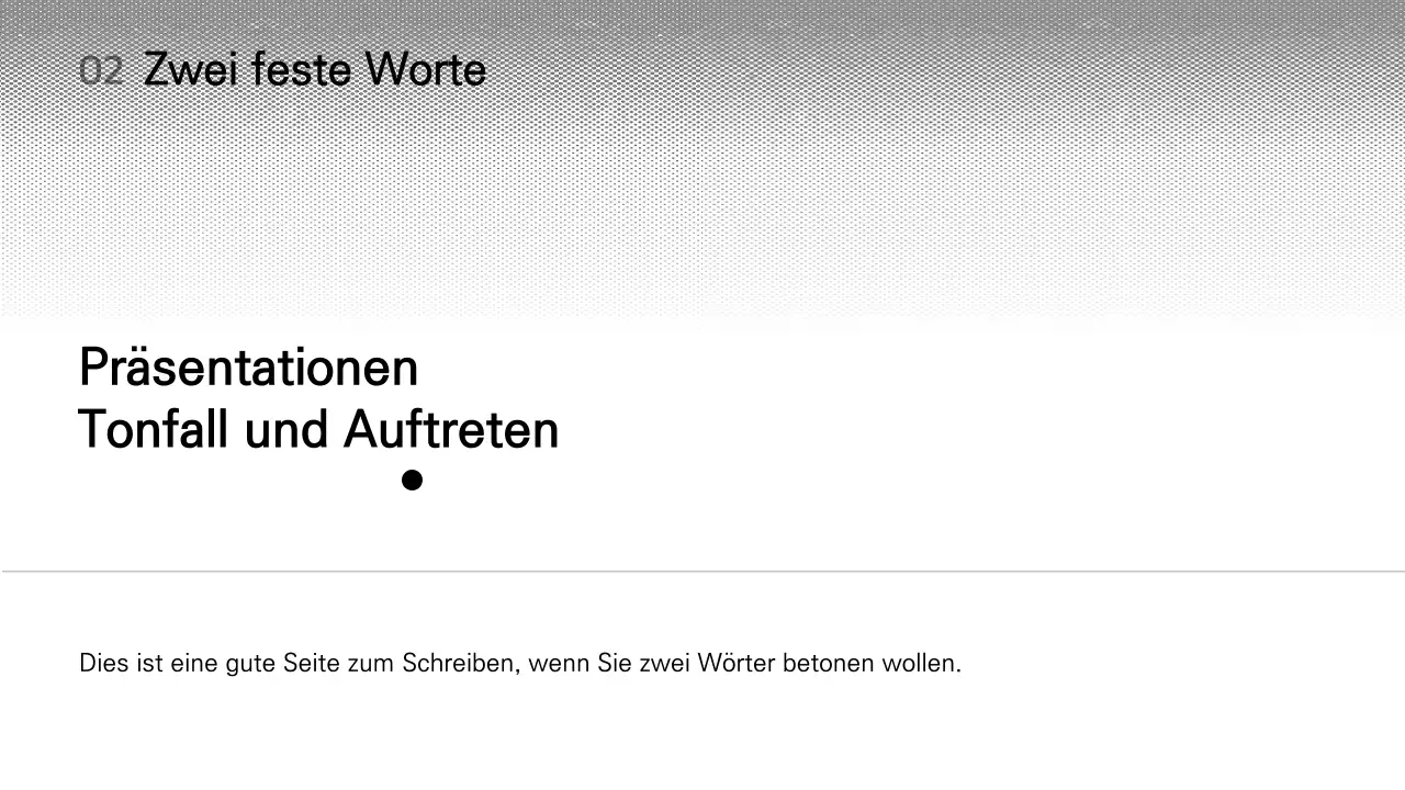 Einfache Schwarz-Weiß-Layout-Variante Präsentation