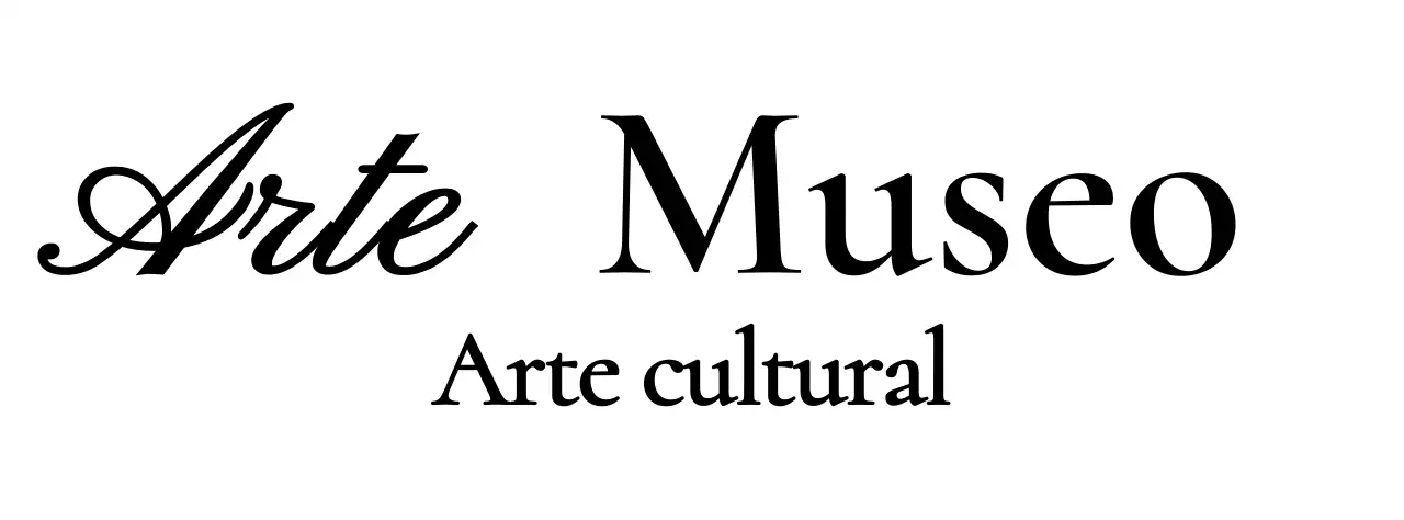 Logotipo de museo con un concepto cursivo elegante