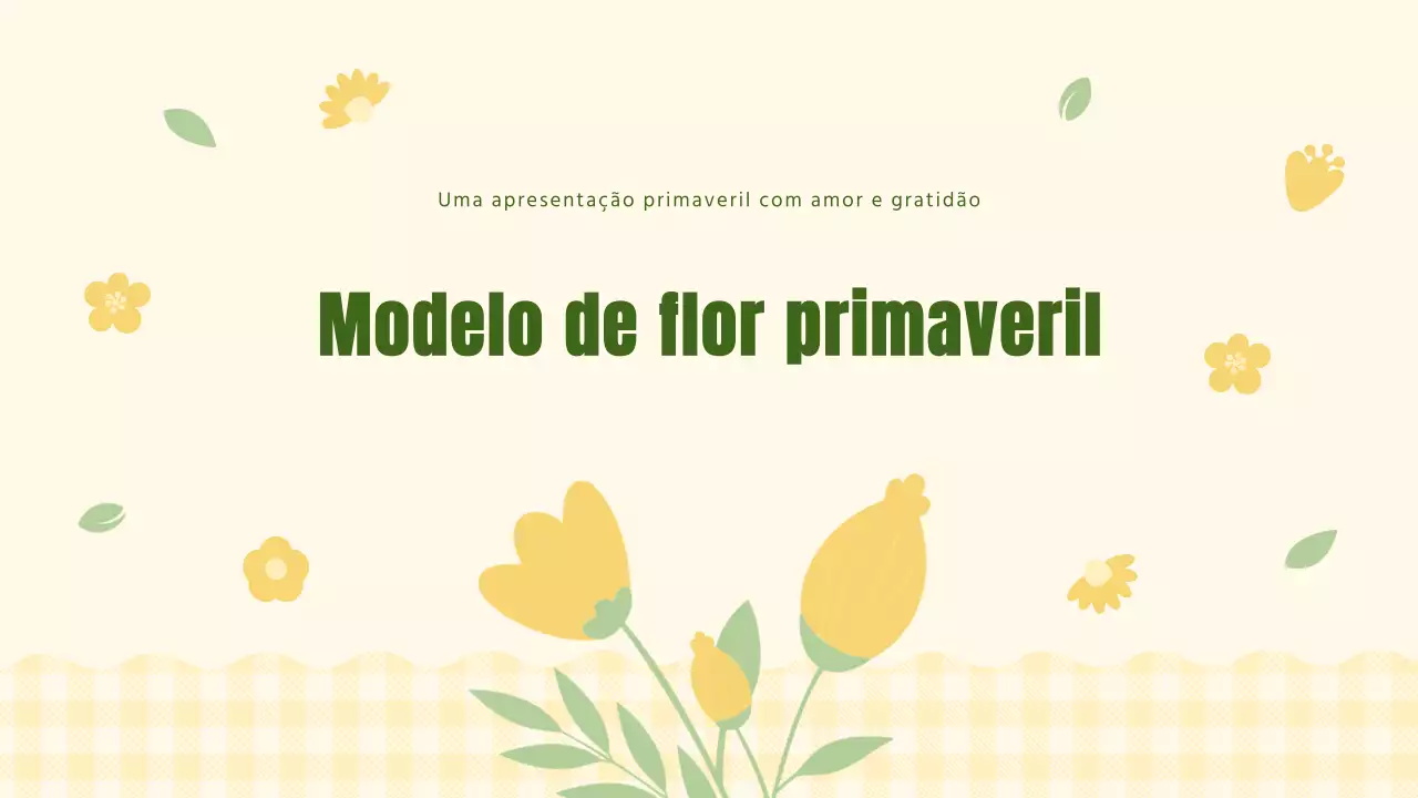 Planeador de fundo floral amarelo e bonito