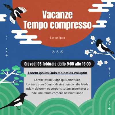 Una guida agli orari compressi delle vacanze in bianco e nero e ai concetti tradizionali
