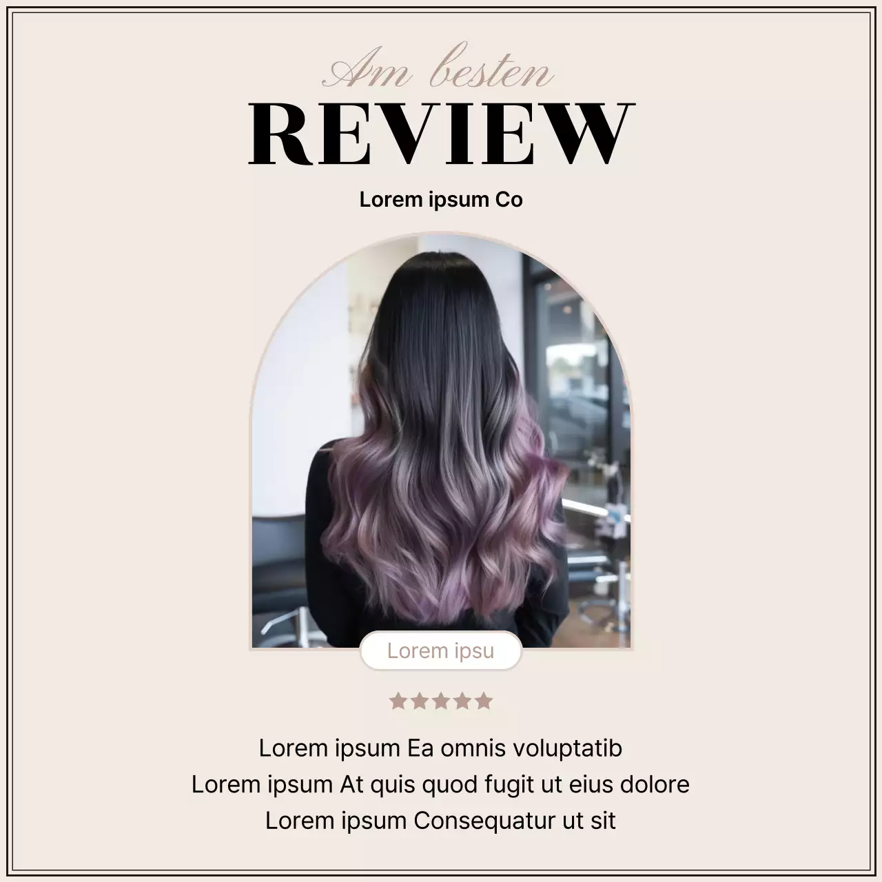 Förderung von Ivorys einfachen Friseurbewertungen