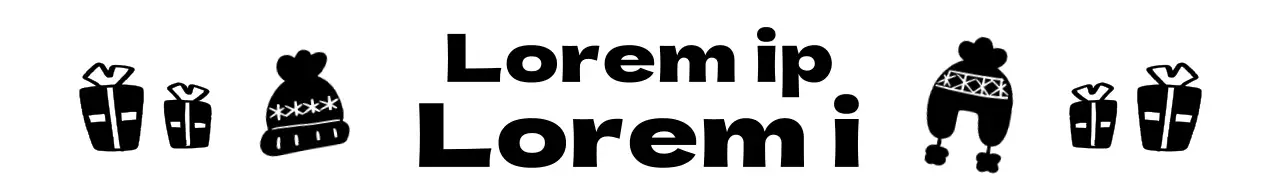 Logotipo de campaña con una simpática ilustración de un gorro de punto