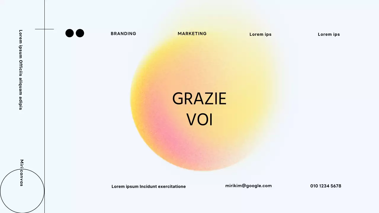 Proposta di processo di branding moderno di Neon