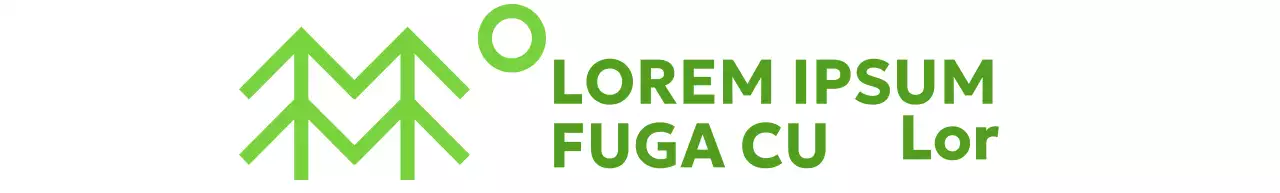 Sencilla conservación de la naturaleza con ilustraciones de árboles y colores verdes