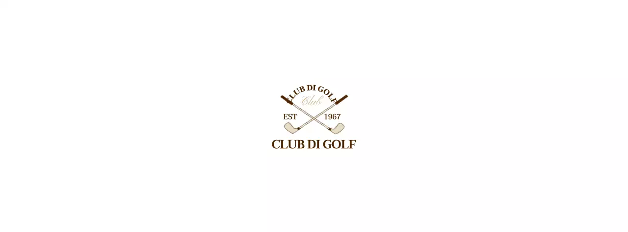 Mazze da golf con logo di colore marrone per una sensazione di qualità superiore