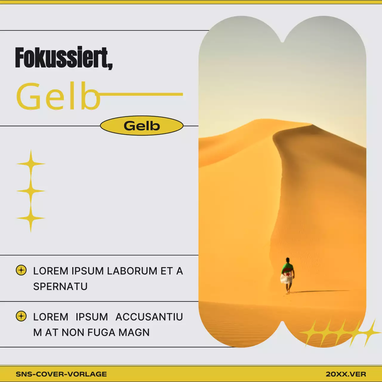 Förderung einer modernen Farbvariante des Covers in Regenbogen und Weiß