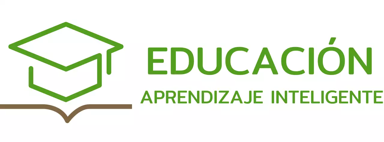 Aprendizaje inteligente con gorra verde de soltero y logotipo de ilustración de libro