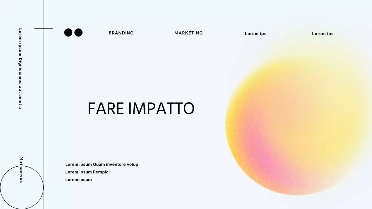 Proposta di processo di branding moderno di Neon