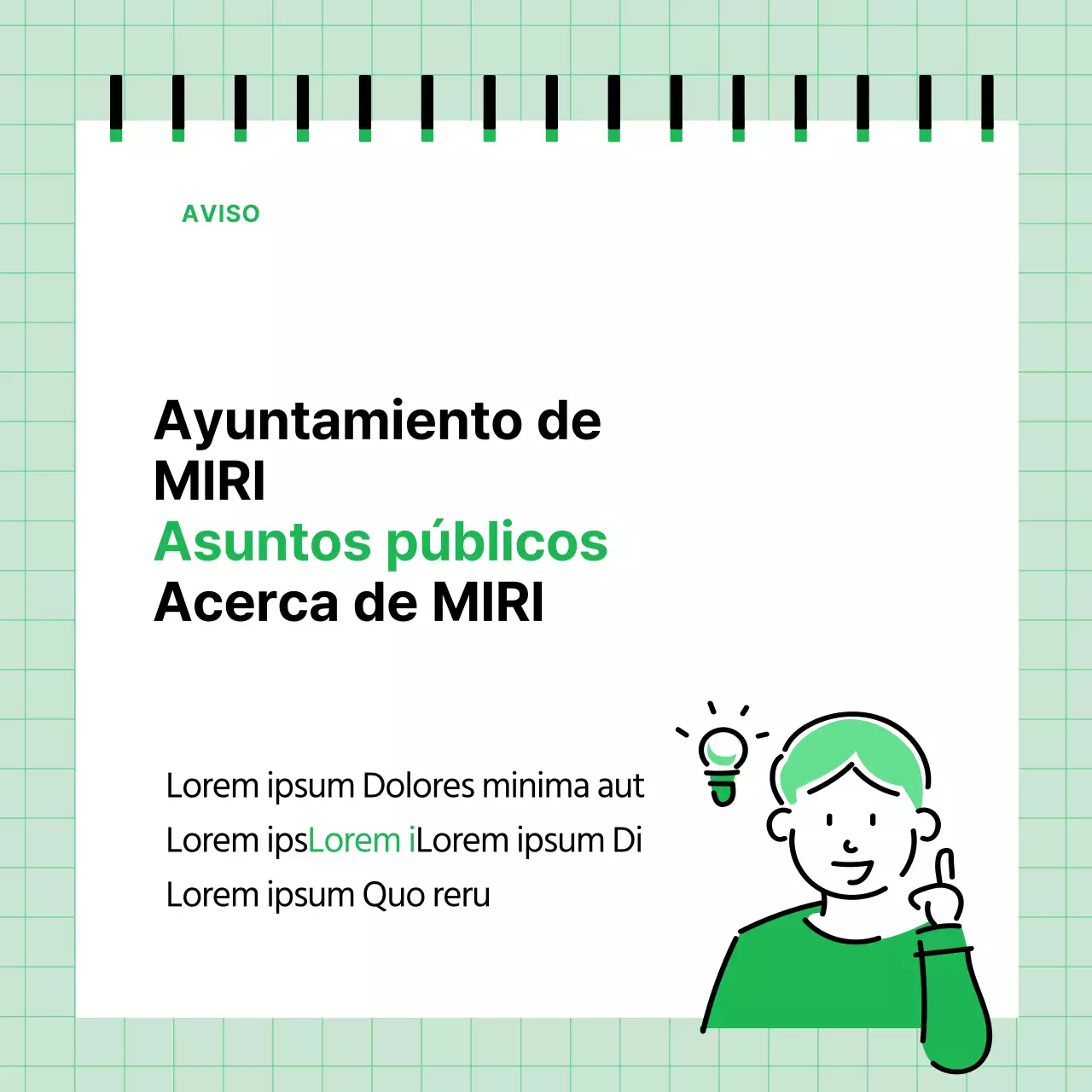 Guía para elaborar un sencillo organigrama de un equipo de relaciones públicas verde y negro post