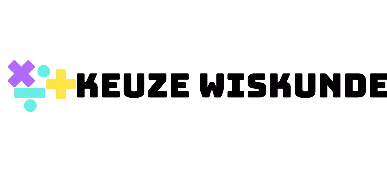 Wiskunde school met veelkleurig wiskunde symbool logo concept