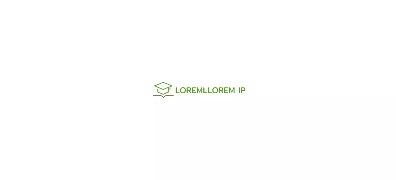 Smart Learning con cappello verde da scapolo e logo con illustrazione del libro