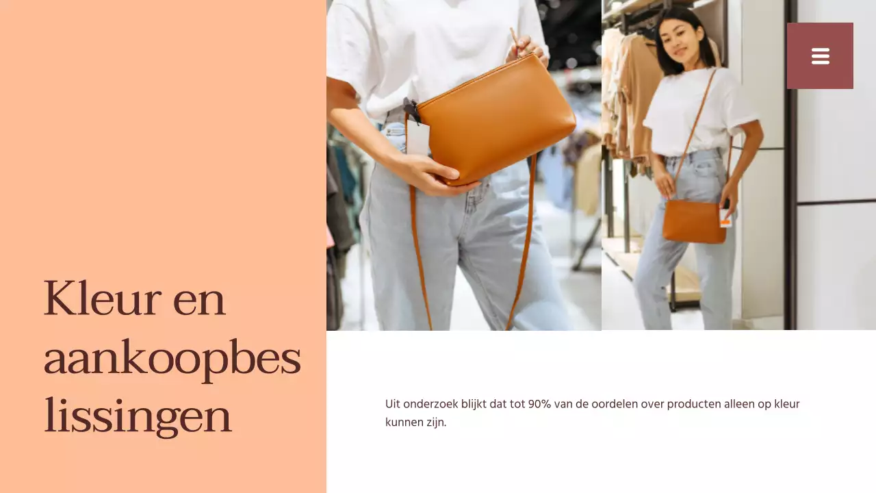 Beige en wit eenvoudig trendrapport hulpmiddelen