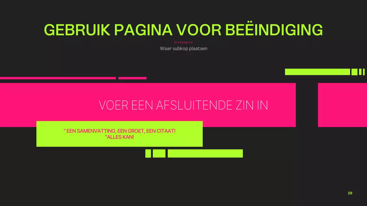 Een gids voor trendy projecten in neonkleuren