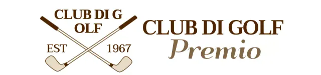 Mazze da golf con logo del golf club di colore marrone per un tocco di classe