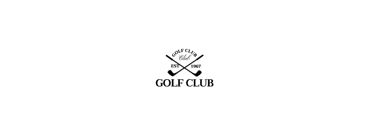 A golf club with a golf club logo for a classy look