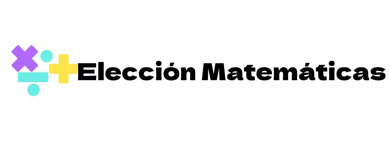 Concepto de logotipo de escuela de matemáticas con símbolo matemático multicolor
