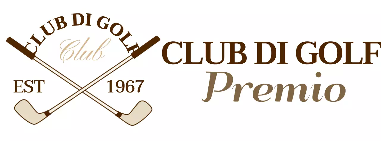 Mazze da golf con logo di colore marrone per una sensazione di qualità superiore