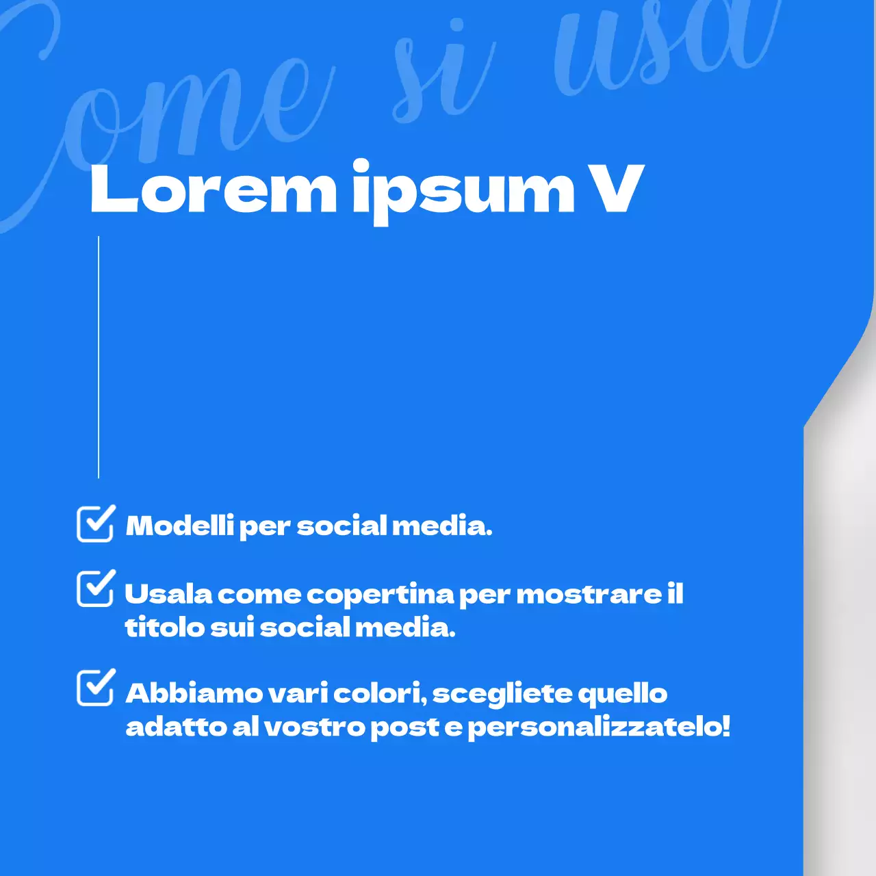 Copertina di tendenza in rosso e blu