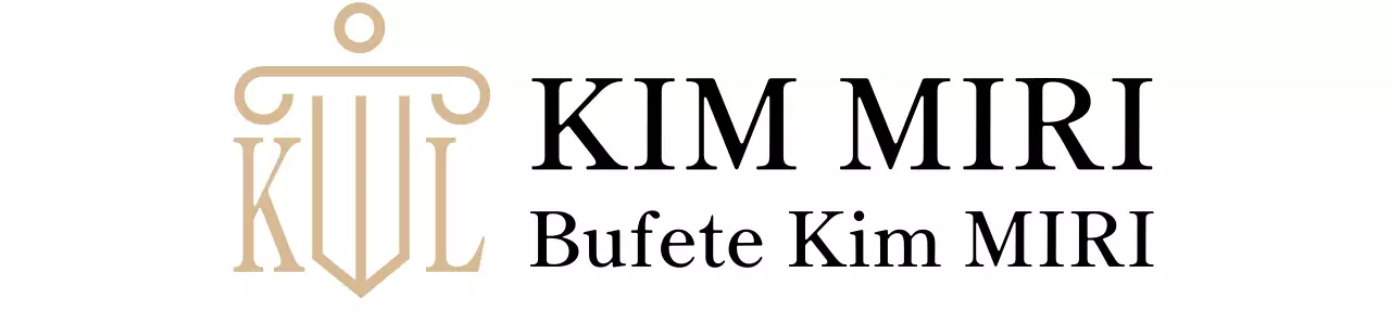 Un bufete de abogados con clase y un logotipo ilustrado en dorado