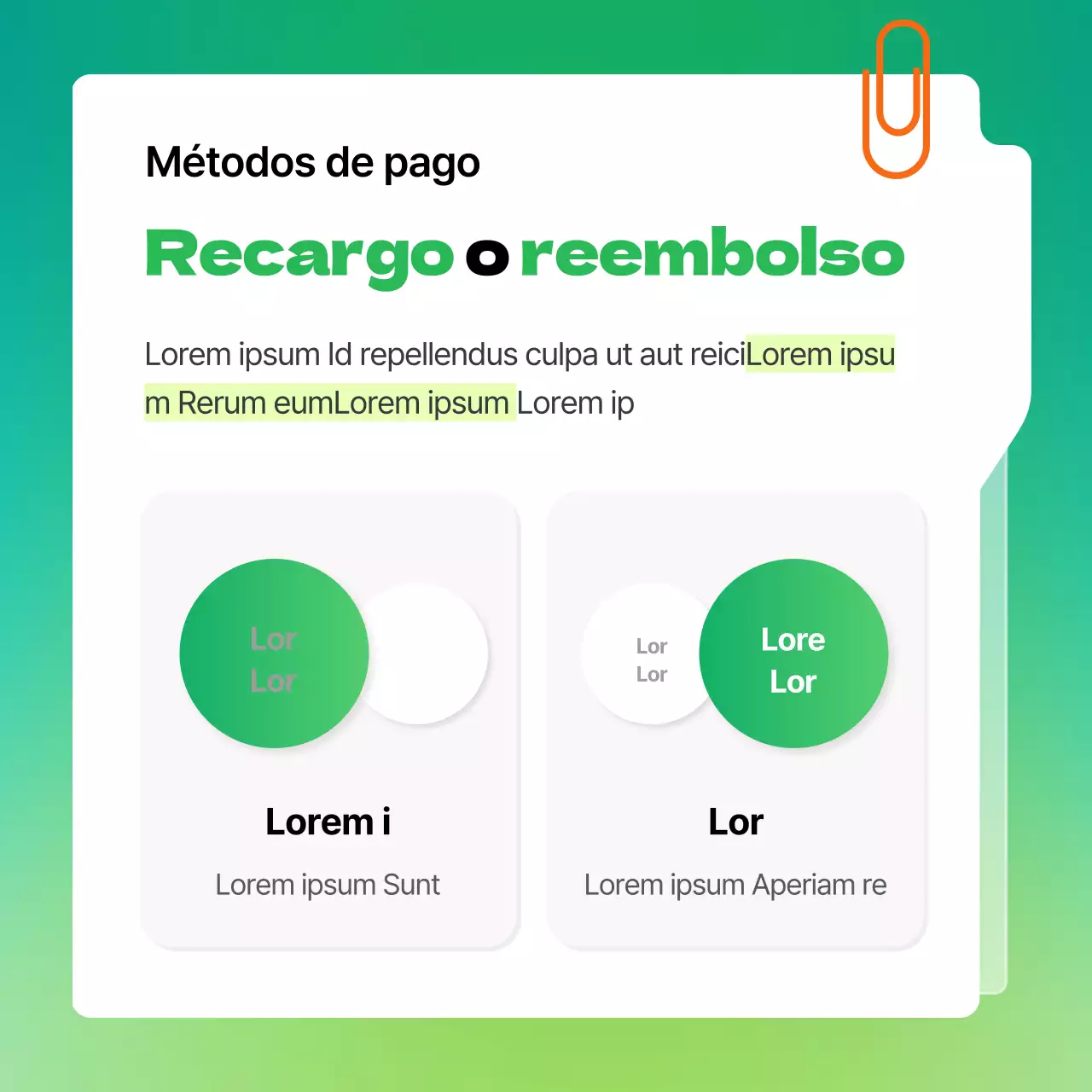 Explicación moderna del cierre del ejercicio contable con fondo verde
