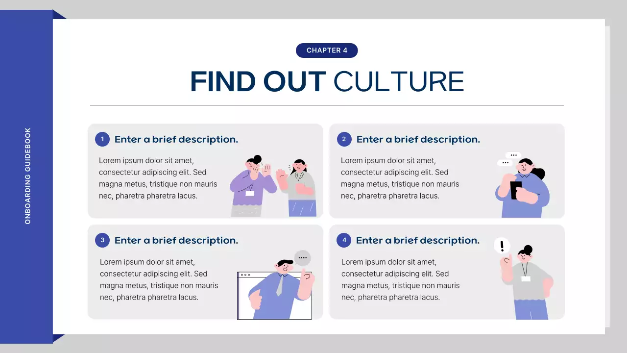 Blue Modern Company Guide Presentation