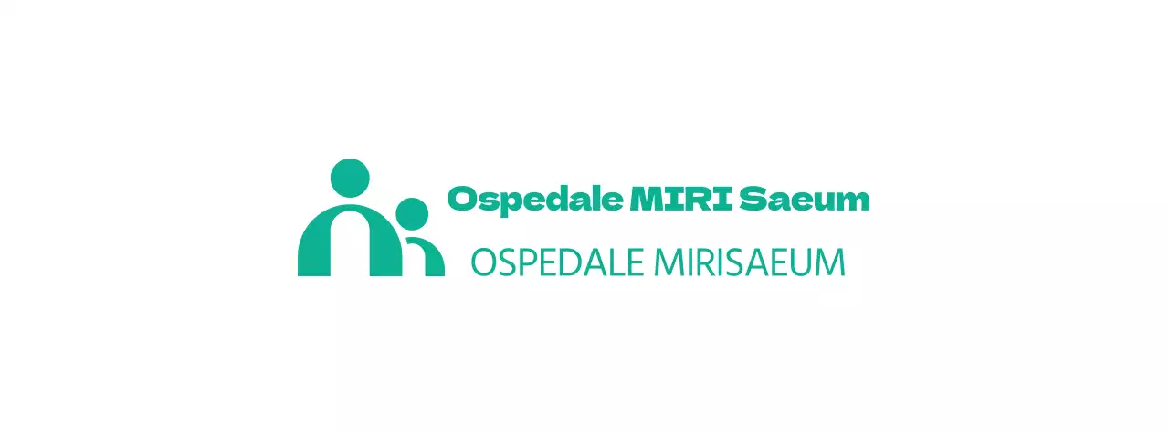 Logo ospedaliero semplice e illustrato