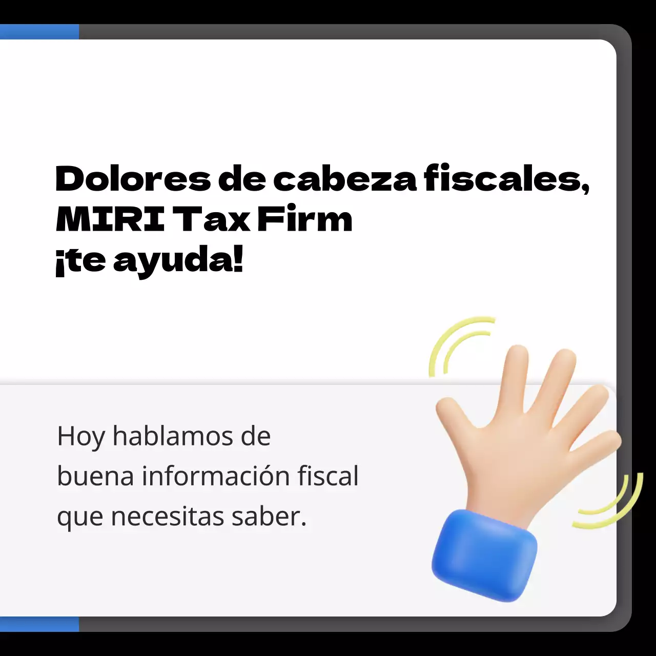 Contabilidad fiscal resaltada en negro y azul