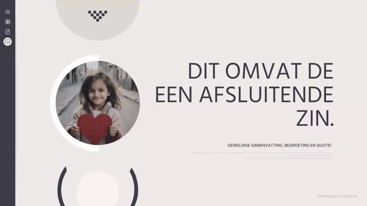 Presentatie met een eenvoudig basisachtergrondontwerp in marineblauw en ivoorkleur