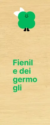 Pianta verde carattere carino classe Kindergarten