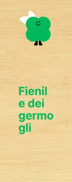 Pianta verde carattere carino classe Kindergarten