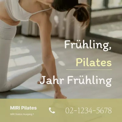 Förderung des modernen Pilates in der Zusammenfassung
