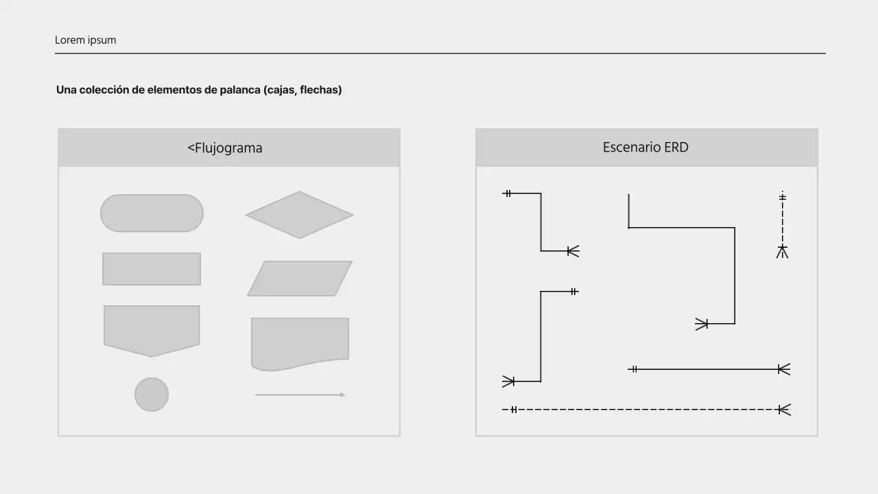 Una sencilla propuesta de diseño de desarrollo en blanco y negro