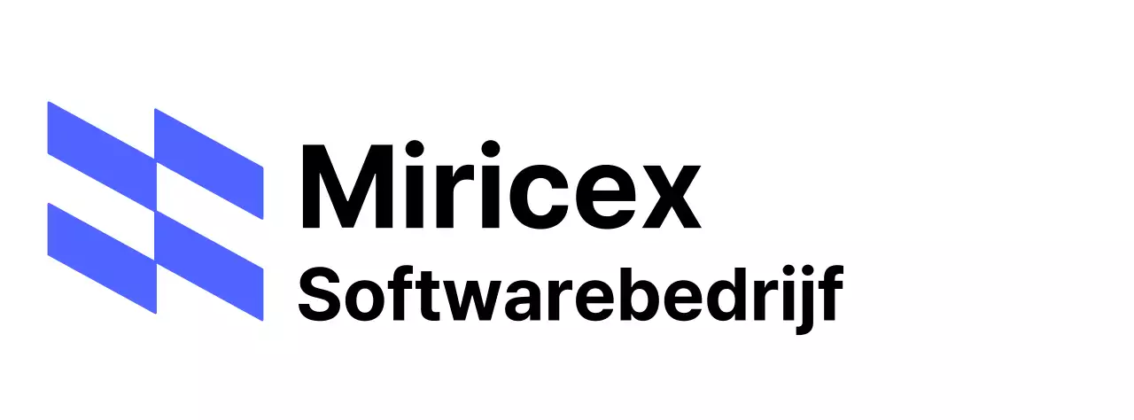 Bedrijfslogo met een schuine vorm concept