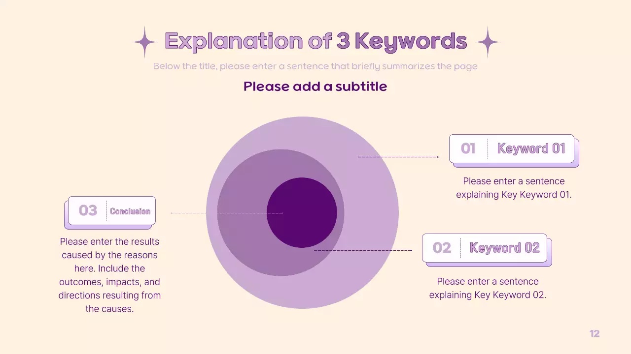 A simple PM presentation in yellow and purple