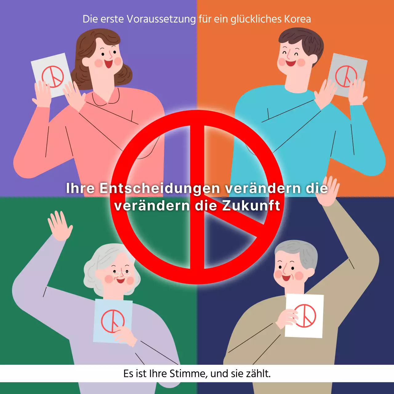 Förderung der Wahlbeteiligung durch rot-weiße Trends