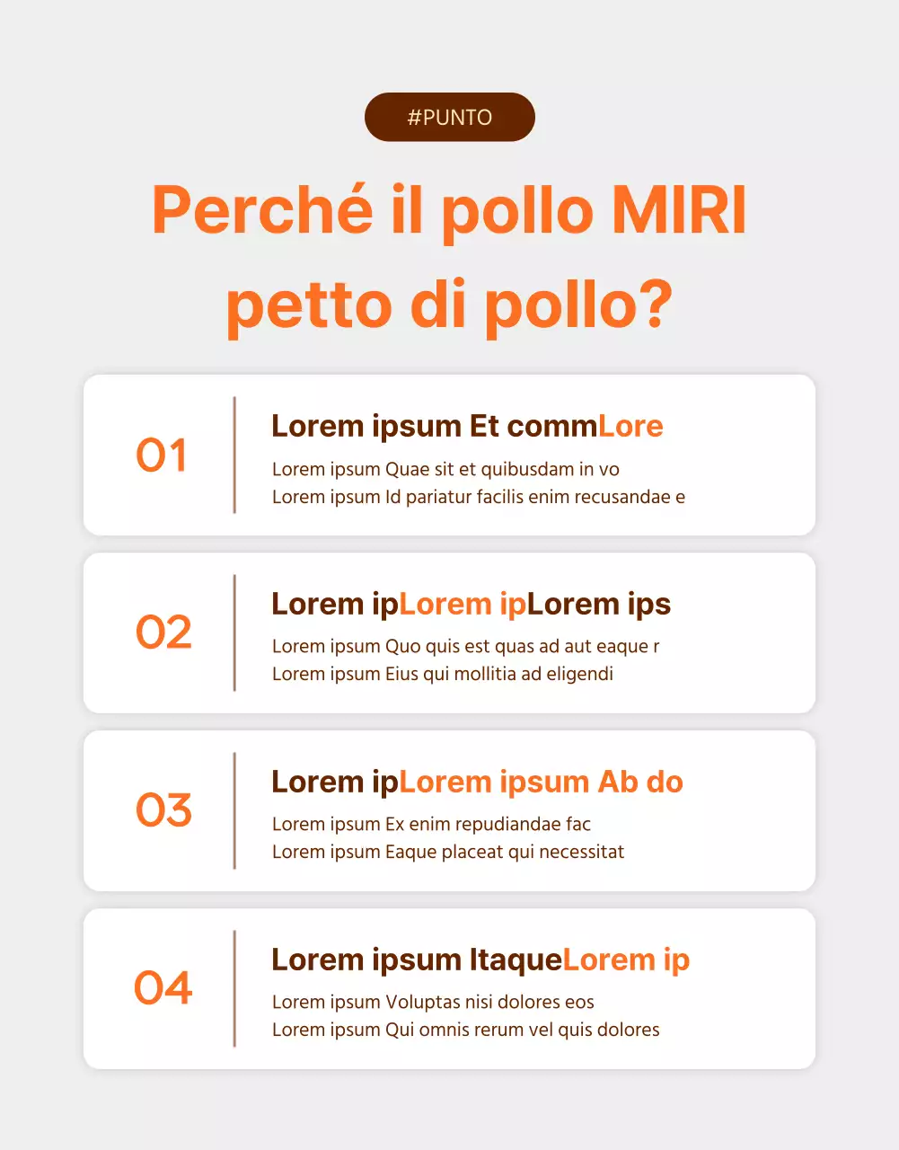 Promuovere la dieta semplice Petti di pollo all'arancia e al marrone
