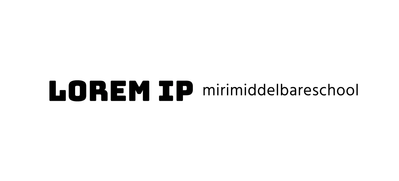 Middelbare school logo in de vorm van een cirkel onderwijssymbool