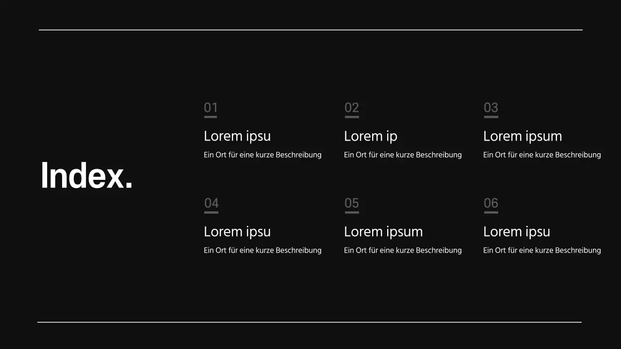 Ein einfacher schwarz-weißer Entwicklungsentwurfsvorschlag