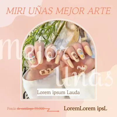 Promociona las mejores uñas del mes con las tendencias naranja y beige