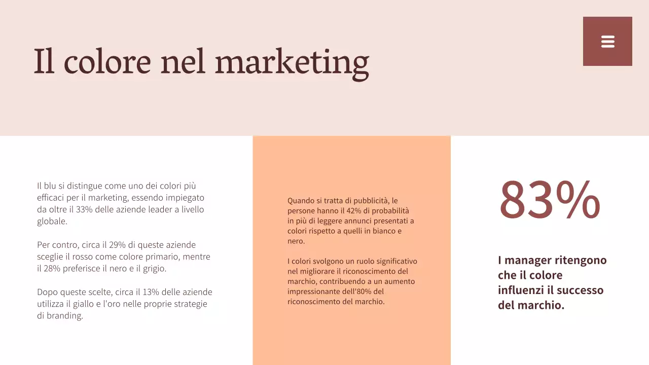 Rapporto sulle tendenze dei colori semplici beige e bianco Risorse