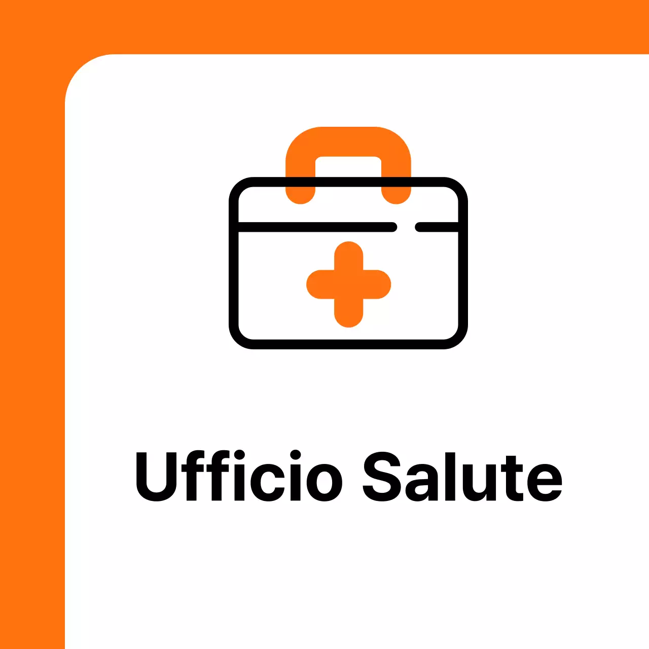 Kit di pronto soccorso arancione Guida alla stanza della salute